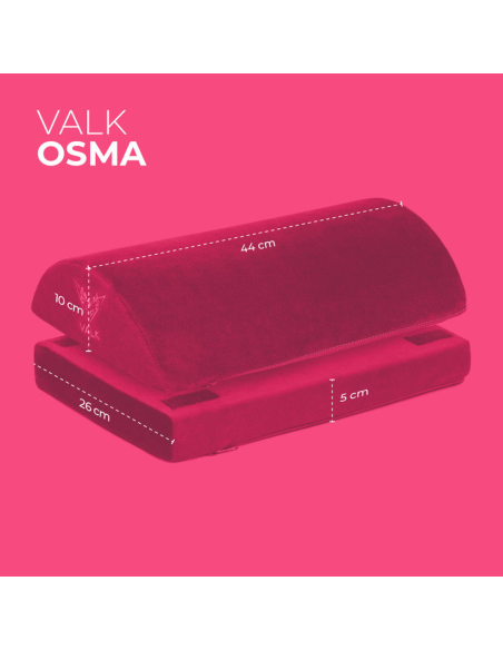 VALK Osma black adjustable gaming footrest. Created by and for Gamers