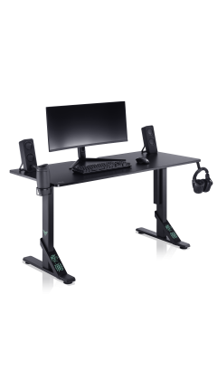 VALK Skuld Gaming Desk Black or White. Created By and For Gamers 2