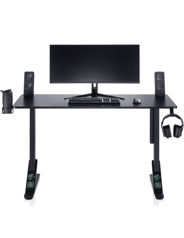 Bureau Gaming VALK Skuld Noir ou Blanc. Crée par des Gamers