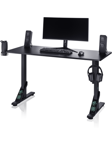 Mesa Gaming VALK Skuld Blanca o Negra. Creada Por y Para Gamers