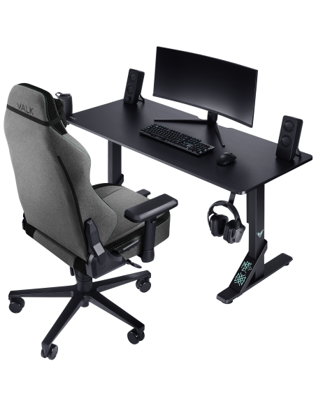 VALK Skuld Gaming Tisch Schwarz oder Weiß. Erstellt von und für Gamer