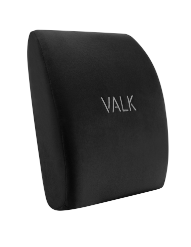 Coussin Lombaire Ergonomique Noir pour Chaise VALK Freya
