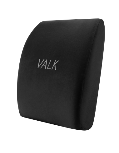 Black Ergonomic Lumbar Cushion for VALK Freya Chair