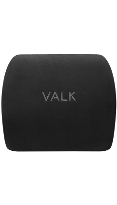 Cojín Lumbar Ergonómico Negro para Silla VALK Freya