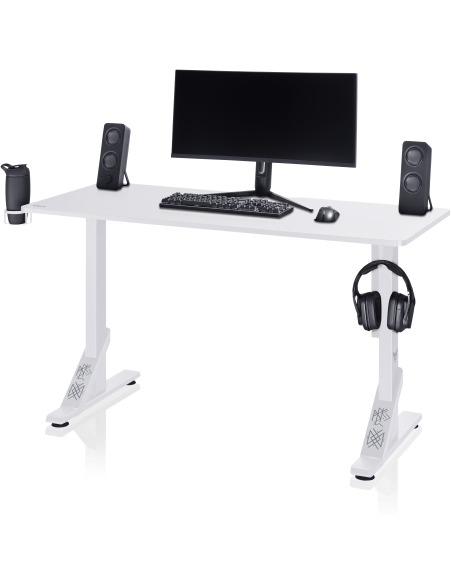 Mesa Gaming VALK Skuld Blanca o Negra. Creada Por y Para Gamers
