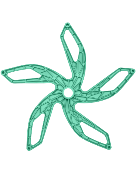 VALK Pièces – Base en aluminium pour chaise gaming Aqua Menthe
