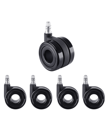 VALK Lot de 5 roulettes premium 60 mm