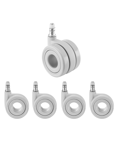 VALK Lot de 5 roulettes premium 60 mm
