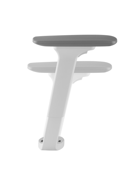 VALK Accoudoir 4D blanc pour chaise MYLA - fixation 3 trous