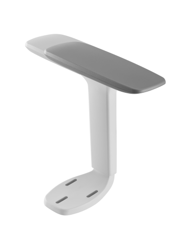 VALK Reposabrazos 4D blanco para silla MYLA - anclaje 3 agujeros