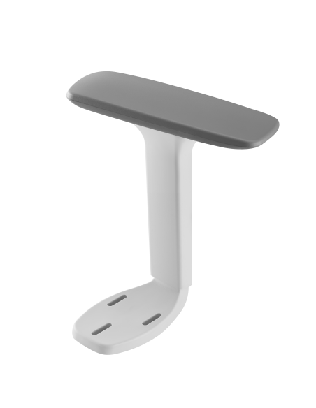 VALK Accoudoir 4D blanc pour chaise MYLA - fixation 3 trous