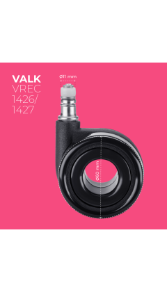 VALK Lot de 5 roulettes premium 60 mm 2