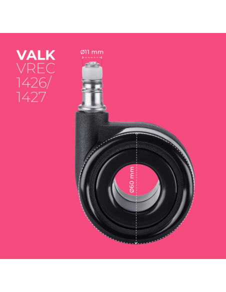 VALK Set 5 Premium-Ersatzrollen 60 mm