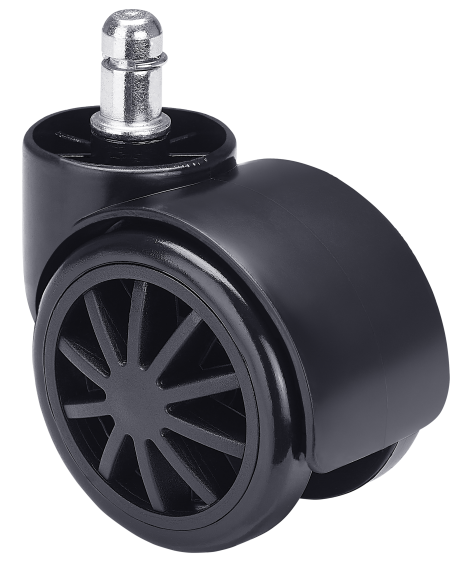 VALK Set of 5 spare castors for gaming chairs 60mm diameter