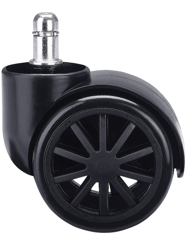 VALK Satz von 5 Ersatzrollen für Gaming-Stühle 60mm Durchmesser