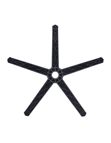 VALK Nylon Ersatzsockel für Gaming Stühle Schwarz - bis zu 130kg