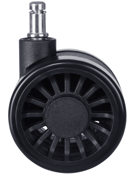 VALK Set 5 ruedas de recambio para sillas gaming de 75mm diámetro