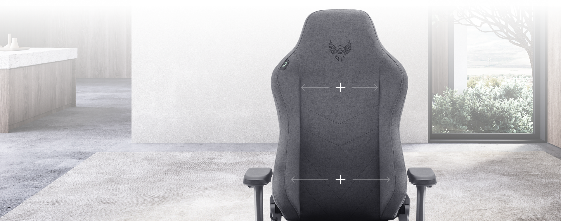VALK Freya Elite: diseño amplio y estilizado con respaldo y asiento amplios