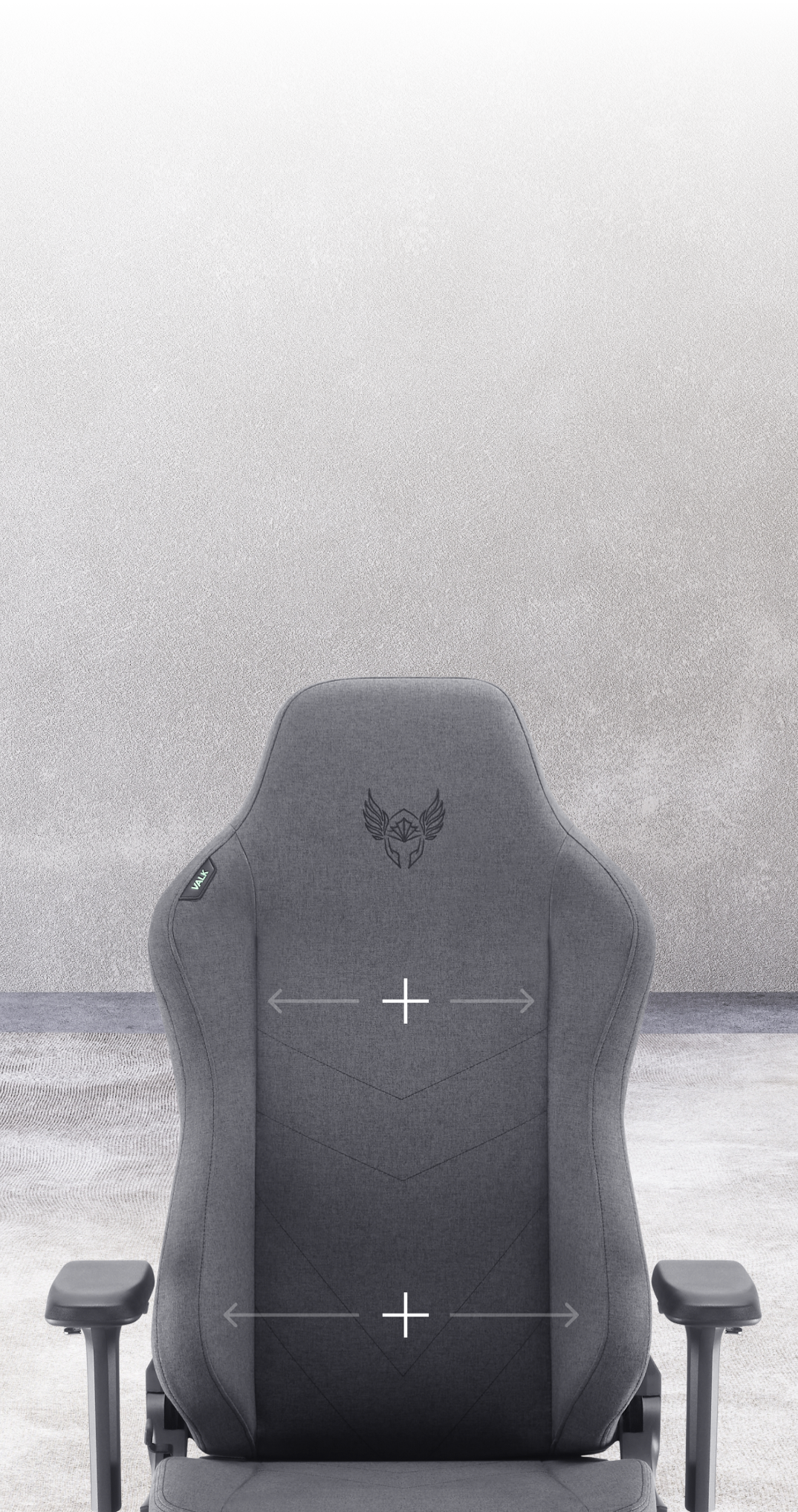 Diseño amplio y estilizado de la VALK Freya Elite
